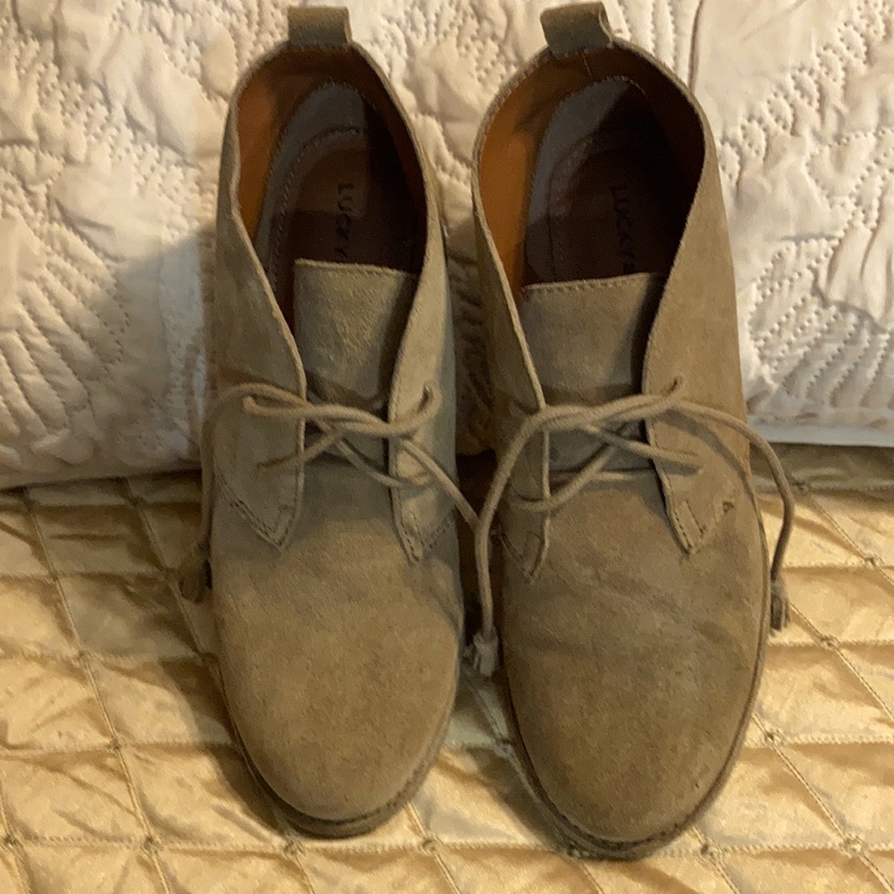 Lucky Brand Eberline Suede Chukka Boots Shoes
